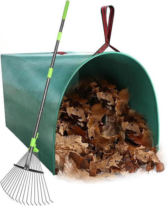 Joyhalo 63.4 Inch Rake for Leaves by Joyhalo