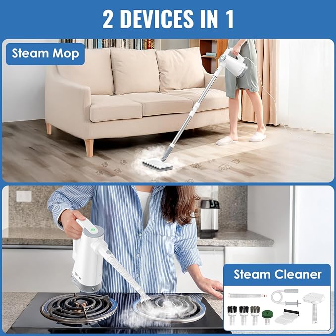 FEPPO Steam Mop & Handheld Steam Cleaner - Image 2