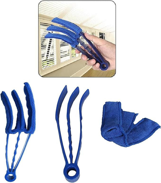 Universal Blind Cleaning Brush, Microfiber Venetian Blind Cleaner Brush Tool by Gouccpu