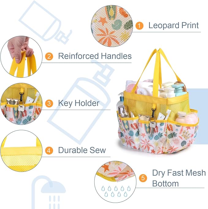 F-color Shower Caddy Portable - Image 3