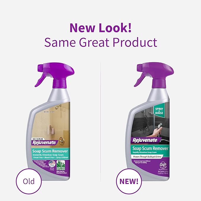 Rejuvenate Soap Scum Remover Easily Dissolves Soap Scum Without Scrubbing - Image 2