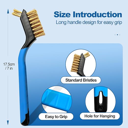 Mini Wire Brush Set 6Pcs - Image 2