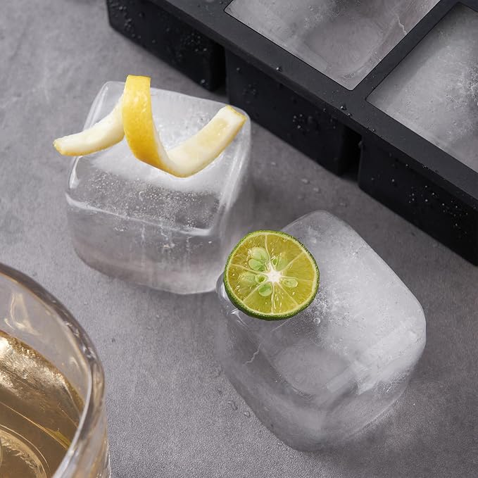 WonderWorld Ice Cube Tray, 9 Portions Gaint Silicone Freezer Tray - Image 6