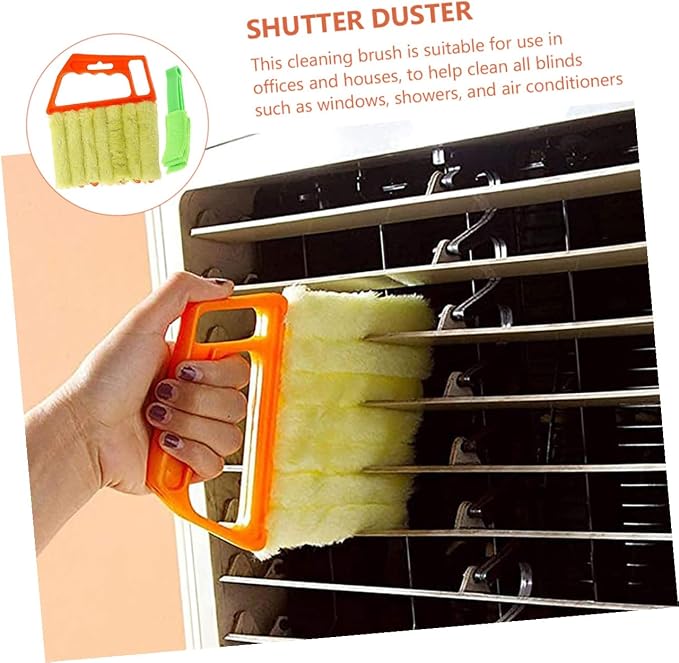 7-Finger Blinds Cleaning Brush and 3-Finger Window Shutter Brush 2pcs, Handheld - Image 4