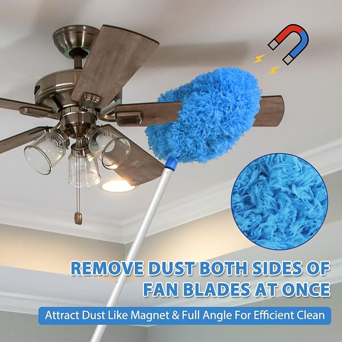 Ceiling Fan Cleaner Duster High Ceiling Extended Fan Blade Cleaner from 13 to - Image 2