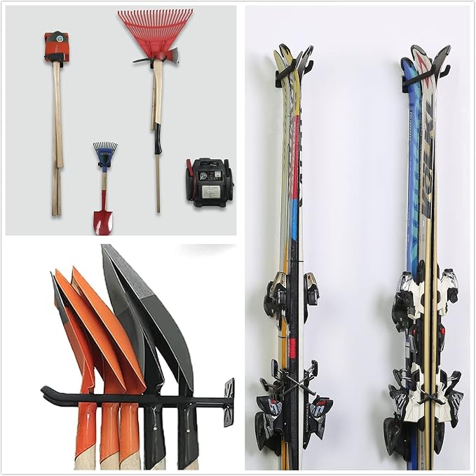 TORACK Garage Hooks Heavy Duty Tool Organizer, Wall Mount Hanger Rack Garage - Image 7