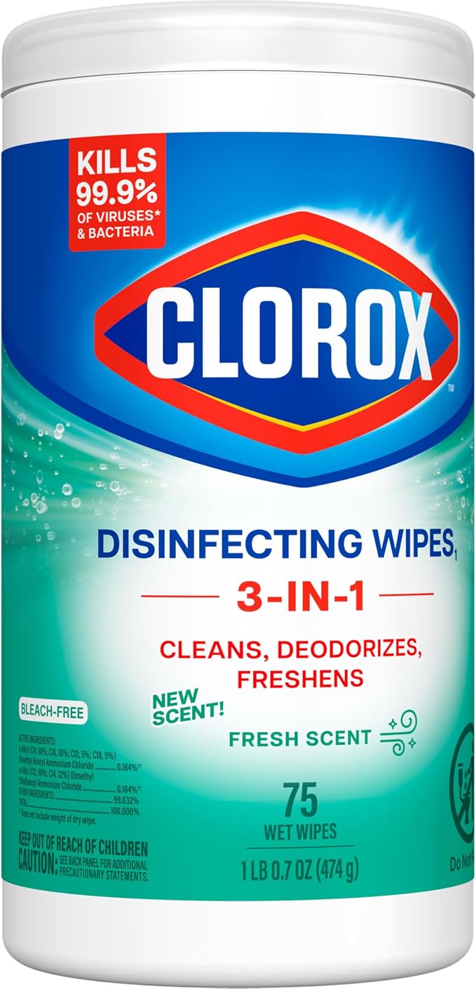 Clorox Disinfecting Cleaning Wipes, Bleach Free, Fresh Scent - Image 9