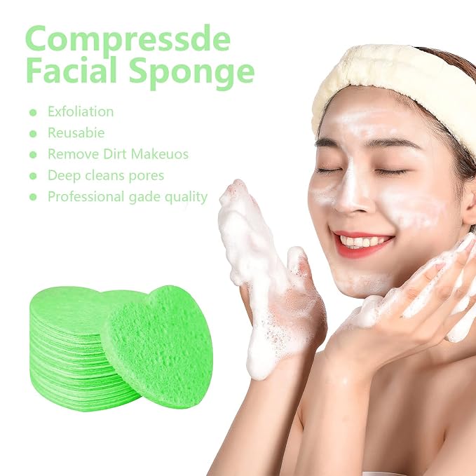 100-Count Compressed Facial Sponges - Image 3