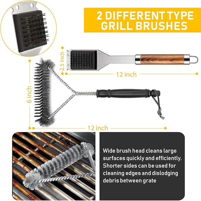 34Pcs Grill Accessories Grilling Gifts - Image 7