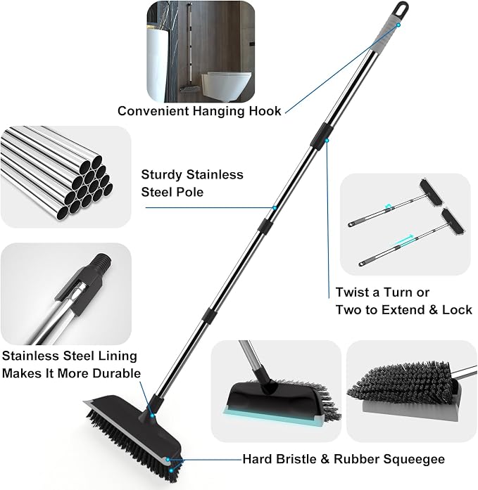 Heavy Duty Floor Scrub Brush - Image 5