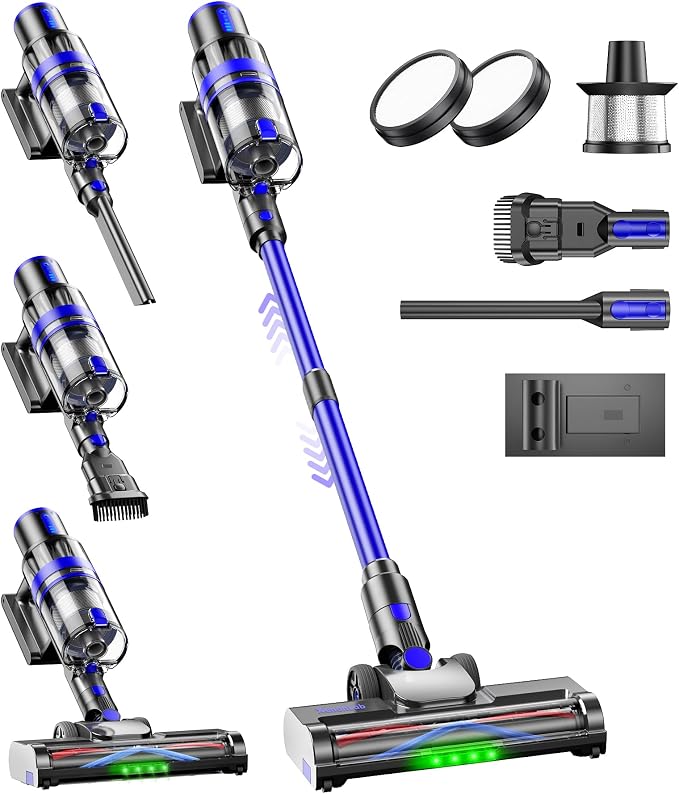 Cordless Vacuum Cleaner, 45KPA Stick Vacuum Cleaners by Unknown