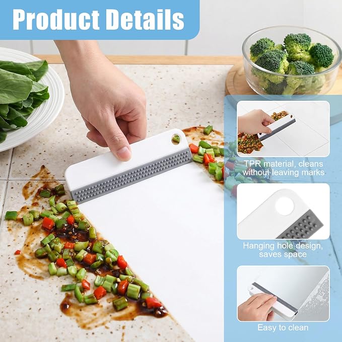 Small Rubber Squeegee, All-Purpose Mini Soft Rubber Window Squeegee Silicone - Image 8