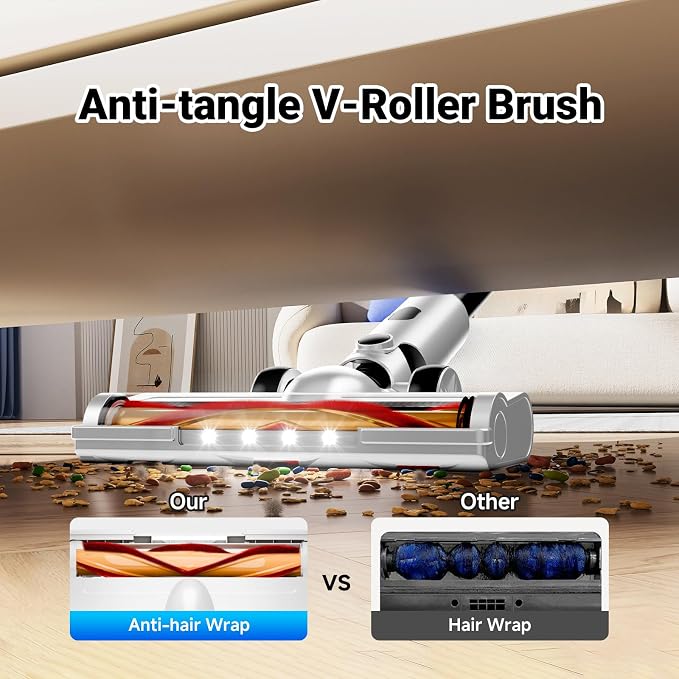 Cordless Vacuum Cleaner for Home, 8-in-1 Lightweight Stick Vacuum - Image 5