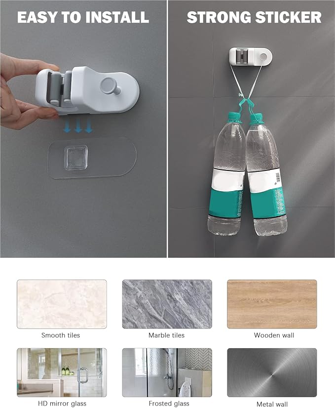BEZOX Mop Holder with Hook - Image 5