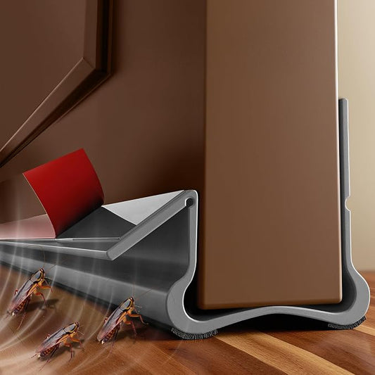 36.6 in Under Door Draft Stopper Reusable Self-Adhesive Door Sweep by Unknown