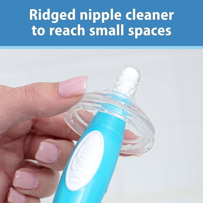 Dr. Brown's Soft Touch No Scratch Baby Bottle Cleaning Brush Nipple Cleaner - Image 4