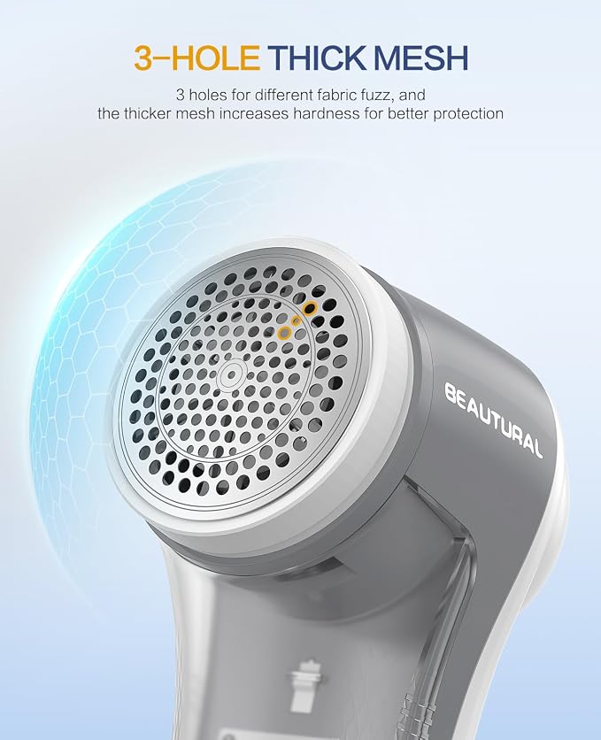 BEAUTURAL Fabric Shaver, Rechargeable Lint Remover - Image 5