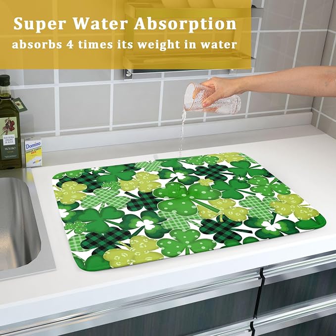 Khope St Patrick's Day Dish Drying Mat - Image 7