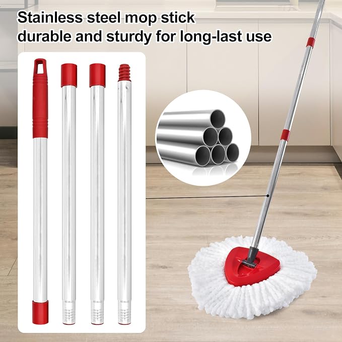 Mop Handle for Ocedar, Spin Mop Replacement Handle Compatible - Image 6