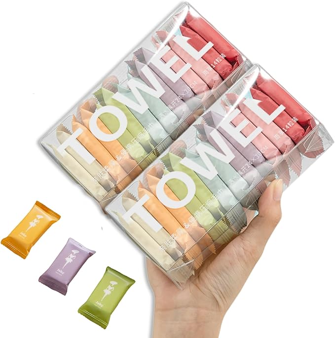 Disposable Compressed Towels, Portable Compressed Towel Tablets, Thicker Super by Dzronda