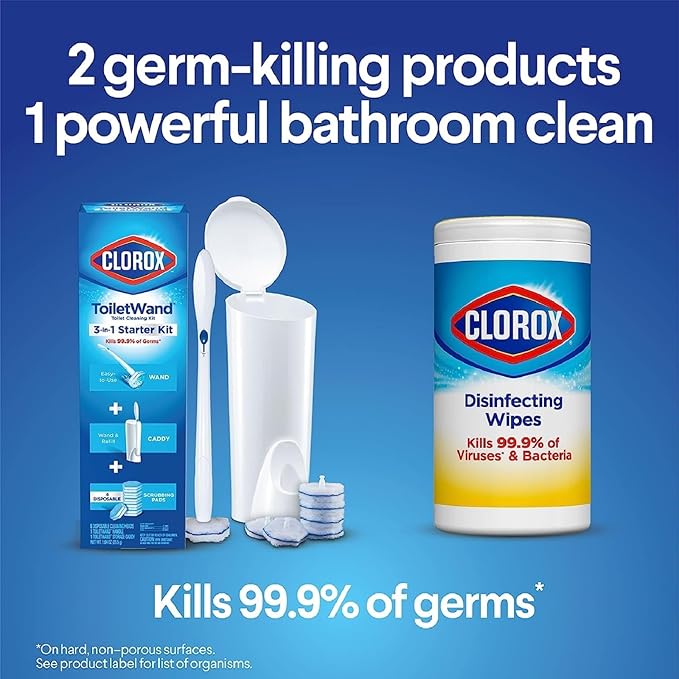 Clorox ToiletWand Toilet Cleaner Refills, Toilet brush, Rainforest Rush - Image 3