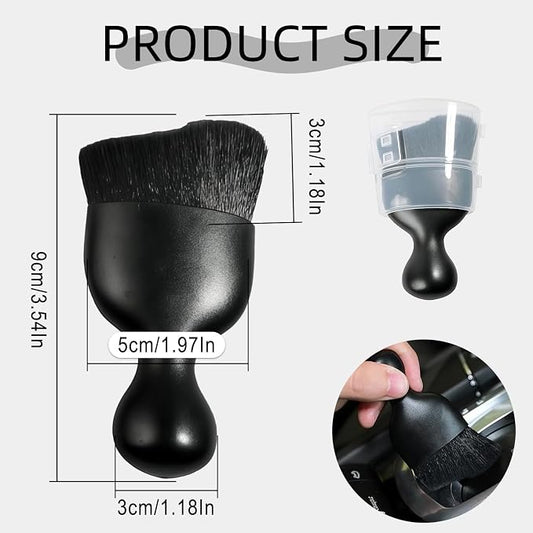 Car Detailing Brush, Deep Crevice Cleaning Soft Bristle Cleaning Brush - Image 2