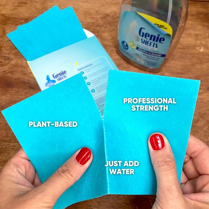 Genie Sheets Bathroom Cleaner | Concentrate Makes 6 24oz Refills | - Image 5