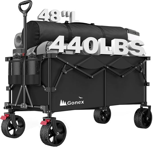 Gonex 48''L Collapsible Foldable Heavy Duty Oversized Wagon by Gonex