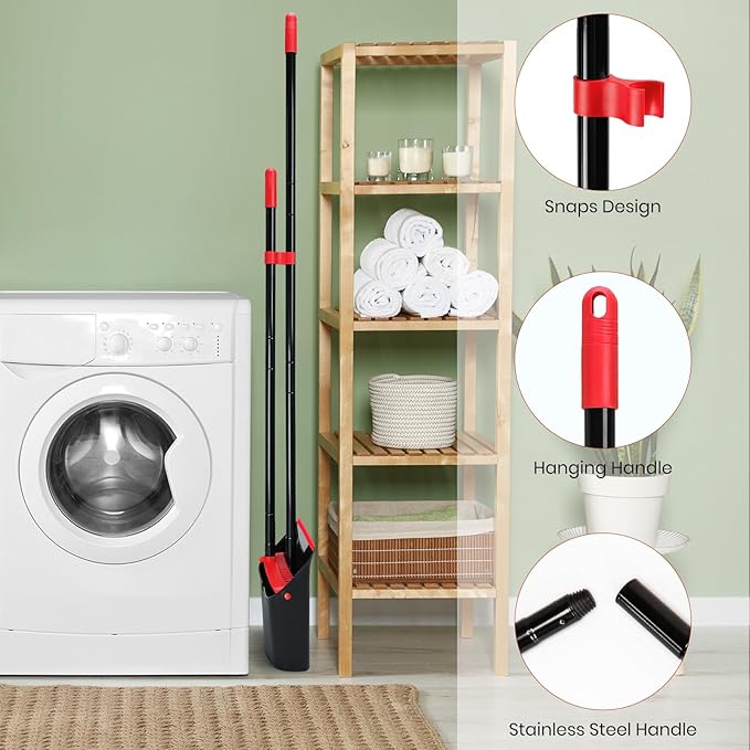 TreeLen Dust Pan and Broom/Dustpan Cleans Broom Combo - Image 6