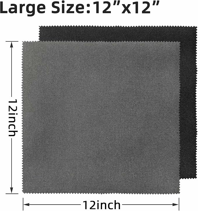 12 Pack Microfiber Gun Cleaning Cloth - Image 2