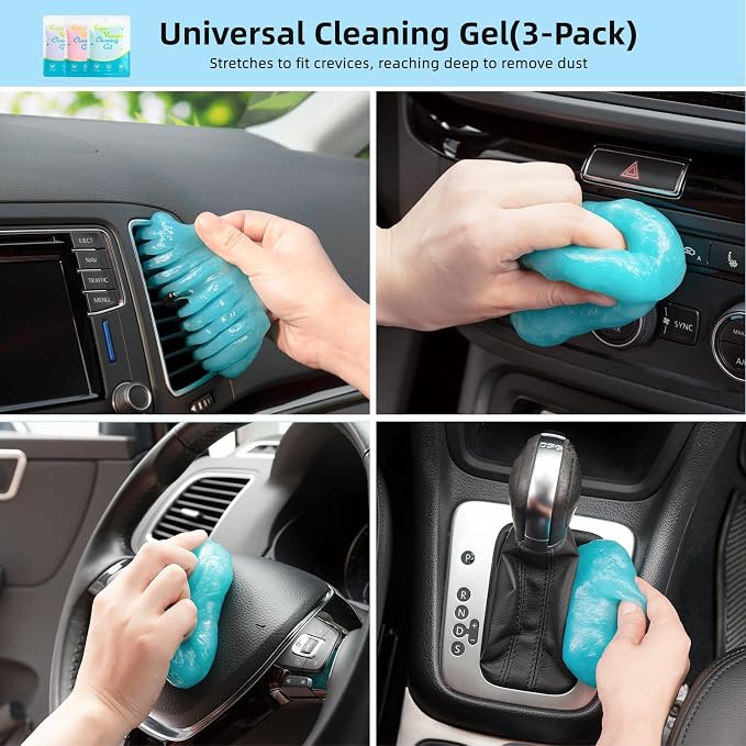 TICARVE 9Pcs Car Interior Detailing Kit - Image 4