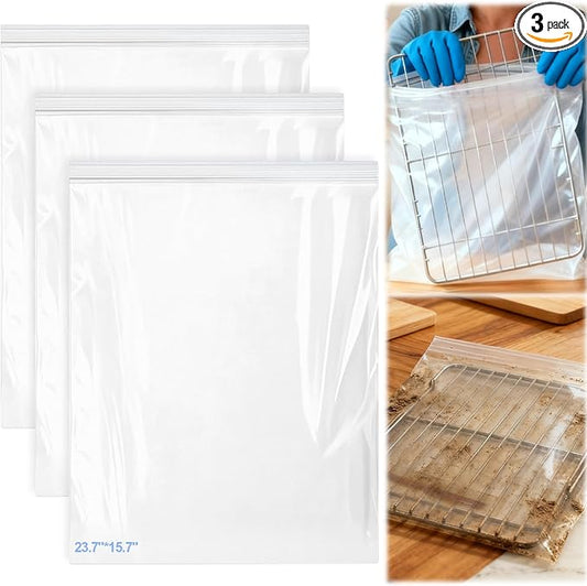 Palksky Oven Rack Cleaning Bags, Heavy Duty No Scrub Oven Rack Cleaning Bags by Palksky