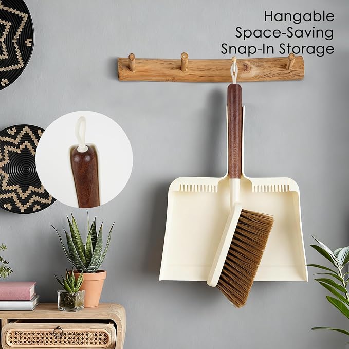 Hand Broom and Dustpan Set, Portable Small Dustpan and Brush Set - Image 9