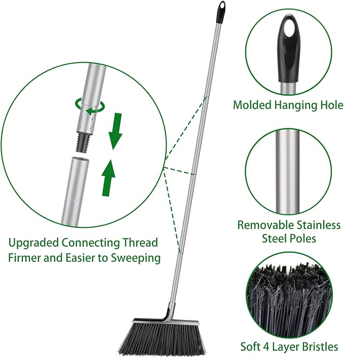 Indoor/Outdoor Broom for Floor Cleaning - Image 6
