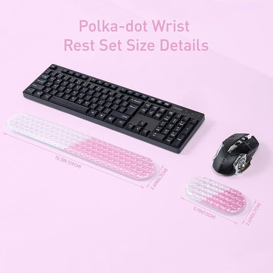 Gel Mouse & Keyboard Rest Set, Pain Relief, Cool Touch - Image 2
