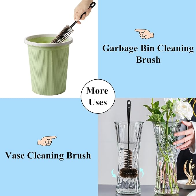 2 Pack Garbage Disposal Cleaner Brush 15" Extra Long Handle - Image 4