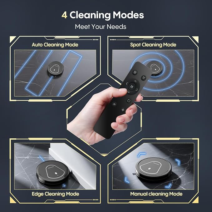 Bagotte Robot Vacuum and Mop Combo, 3 in 1 Vacuum Robot - Image 2