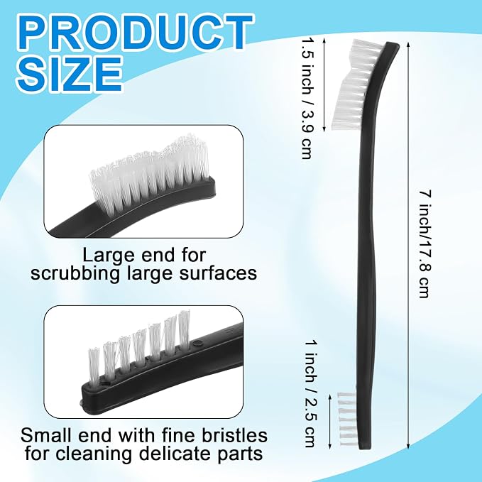Boao 30 Packs Double-Ended Gun Cleaning Brushes 7 Inch Nylon All Purpose - Image 2