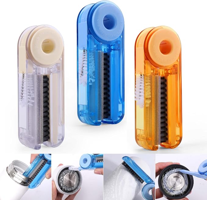 XANGNIER 4 in 1 Multifunctional Cleaning Brush, 3 Pack Water Bottle Cleaner by XANGNIER