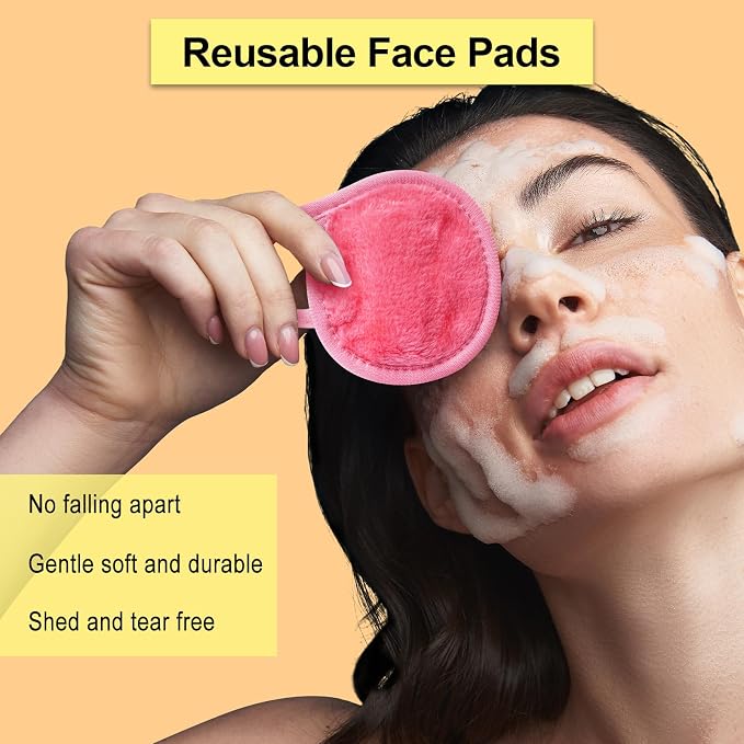 Nugilla 18 Packs Reusable Makeup Remover Pads - Image 3