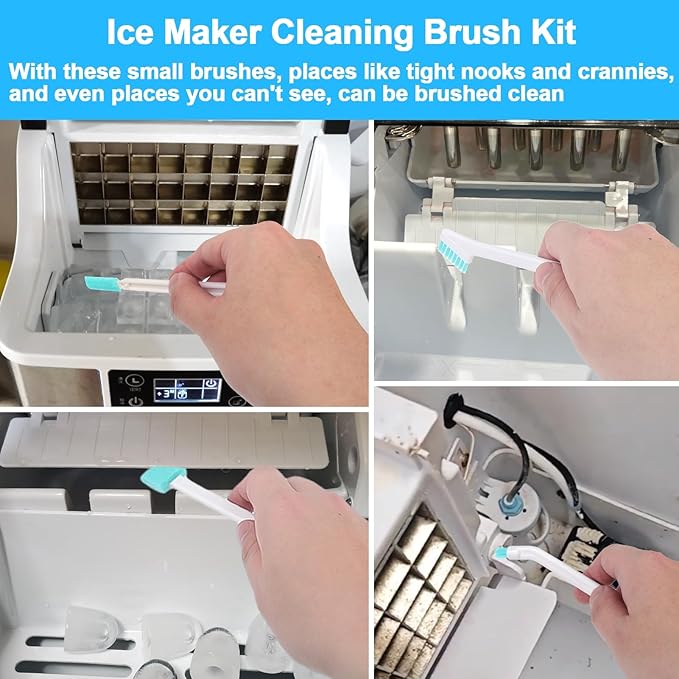 XANGNIER Ice Machine Cleaner Brush Kits, Countertop Ice Maker Cleaning Tools - Image 2