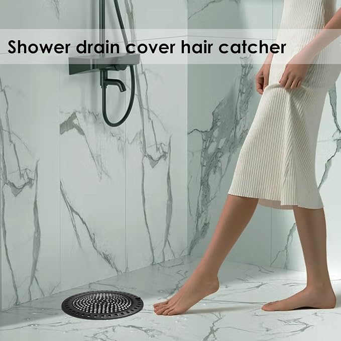 Hair Catcher Shower & Tub Drain Protector, Bathtub & Sink Drain Strainer - Image 5