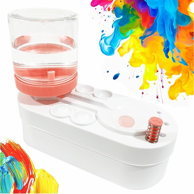 2025 Upgraded Paint Brush Cleaner Brush Rinser Water Circulation, by WZWXXQ