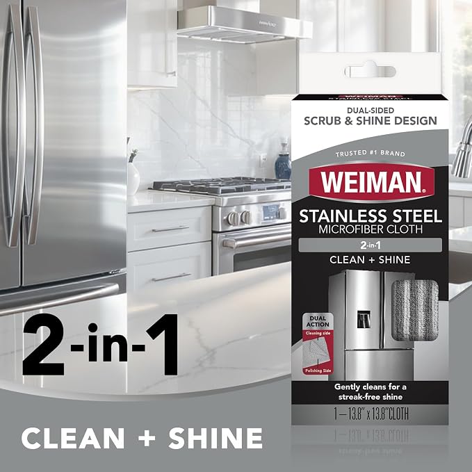 Weiman Microfiber Cloth for Stainless Steel - Image 3