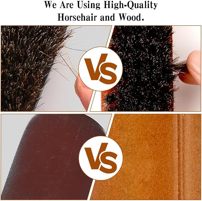 Shoe Brush, Horsehair Shoe Brush, Shoe Brushes - Image 6
