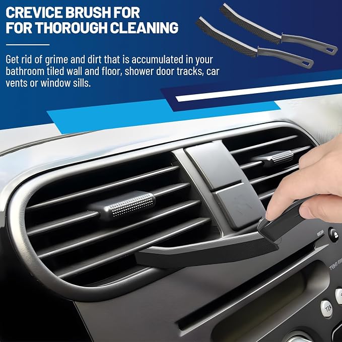 3Pcs Crevice Cleaning Brush Tool Grout Brush Cleaning Supplies, Home Essentials - Image 5