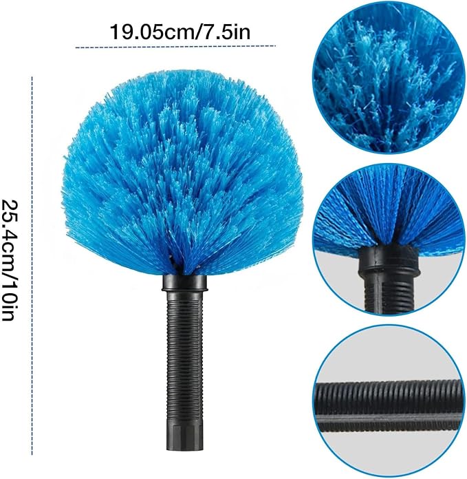 Screw on Cobweb Duster Brush Head | Spider Web Brush - Image 3