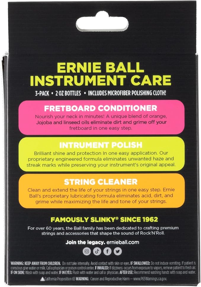 Ernie Ball Guitar Polish, Fretboard Conditioner, and String Cleaner - Image 2