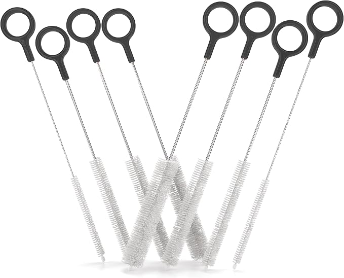 Heavy Duty Cleaning Brushes Set of 8 by Buenalife