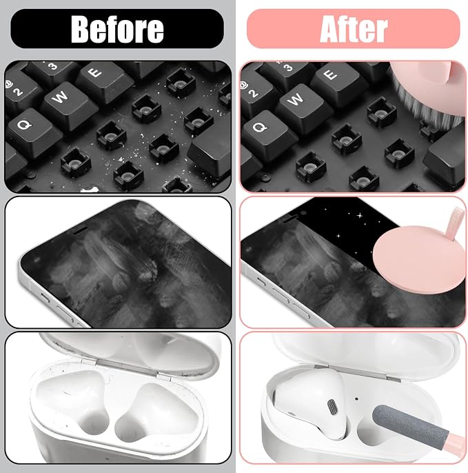 walrfid Laptop Phone Screen Cleaner Kit, Computer Keyboard Brush Cleaning Spray - Image 5